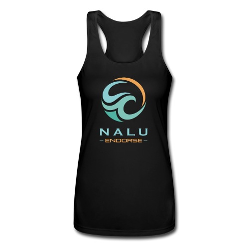 nalu-endorse-blue-gold-logo-large-womens-performance-racerback-tank-top